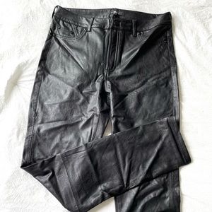 7 for all mankind faux leather pants
